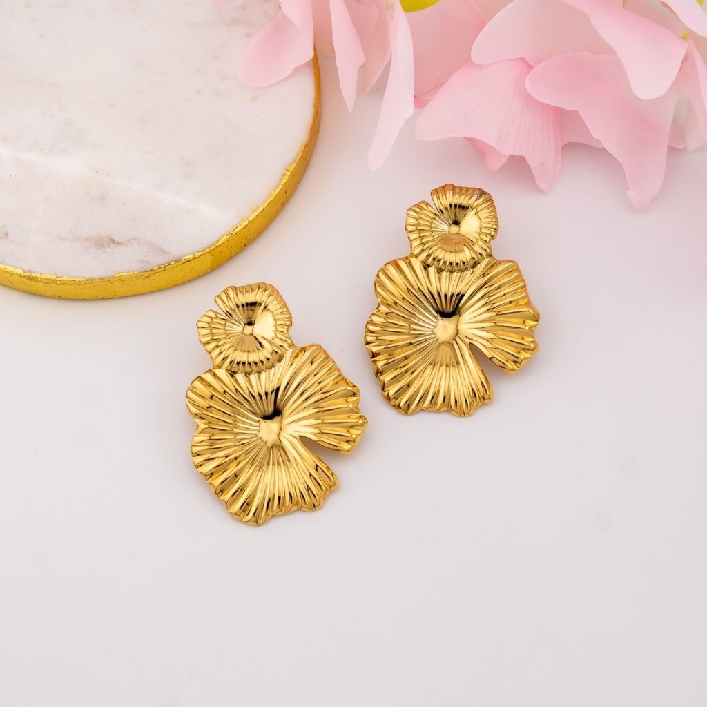 Aretes colgantes de acero inoxidable