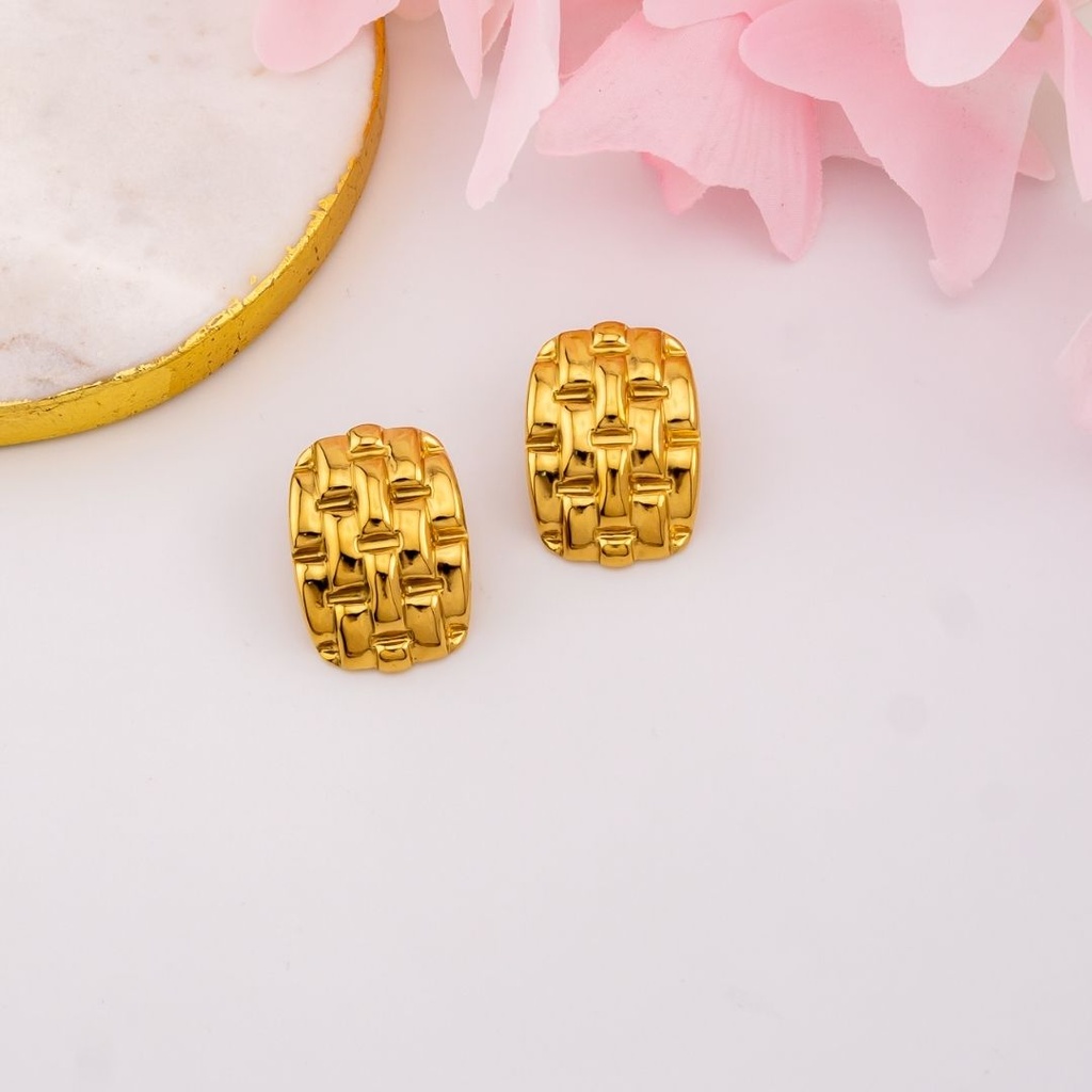 Aretes stud de acero inoxidable