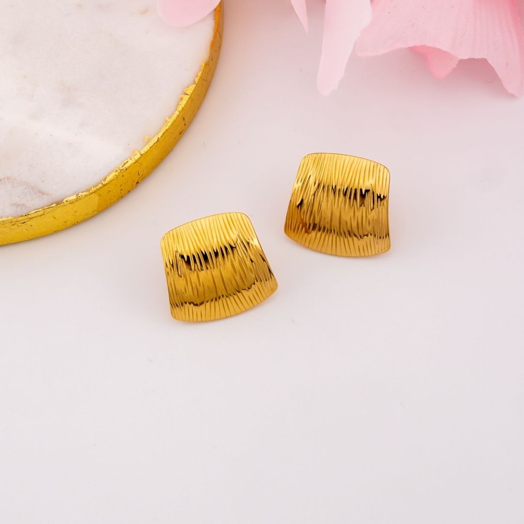 Aretes stud de acero inoxidable