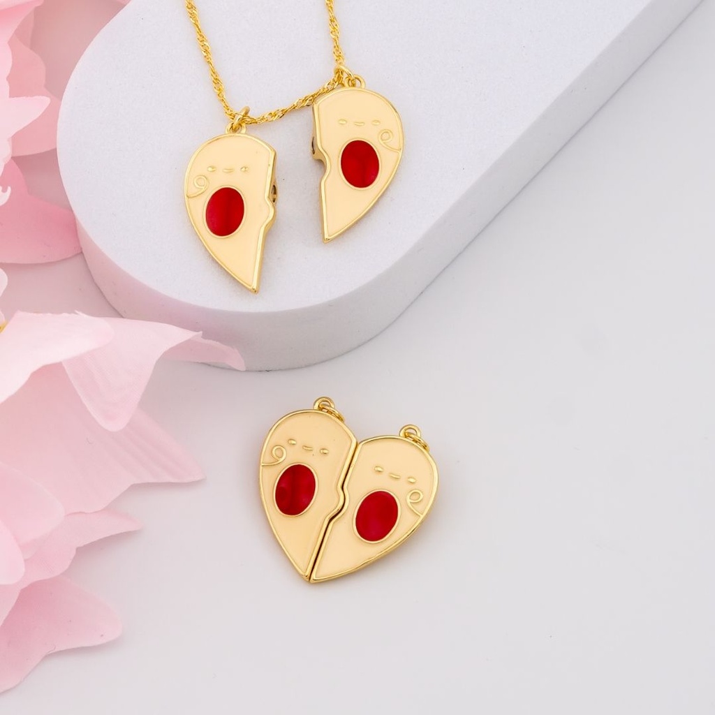 Set de dijes esmaltado baño 18k