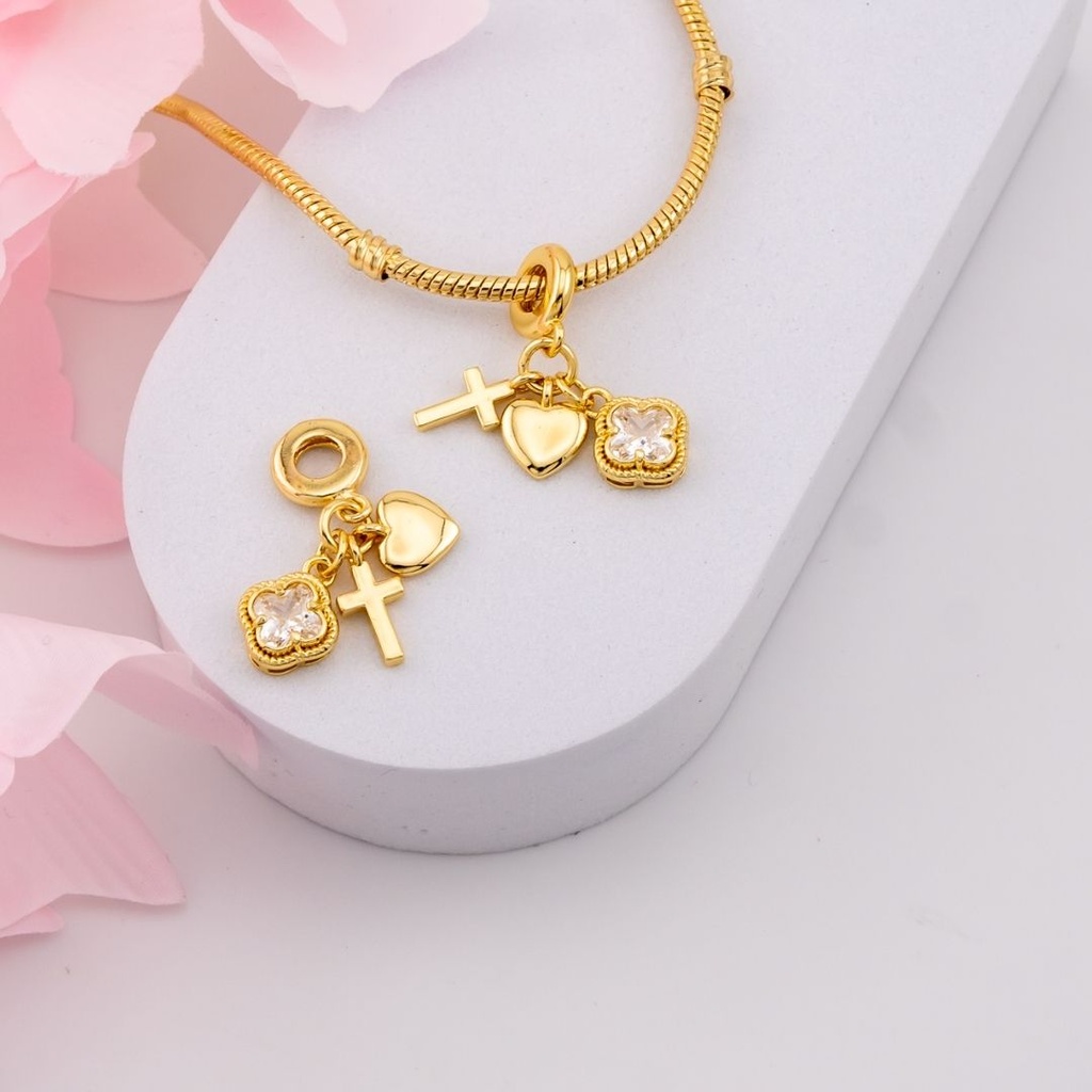 Charm baño 18k