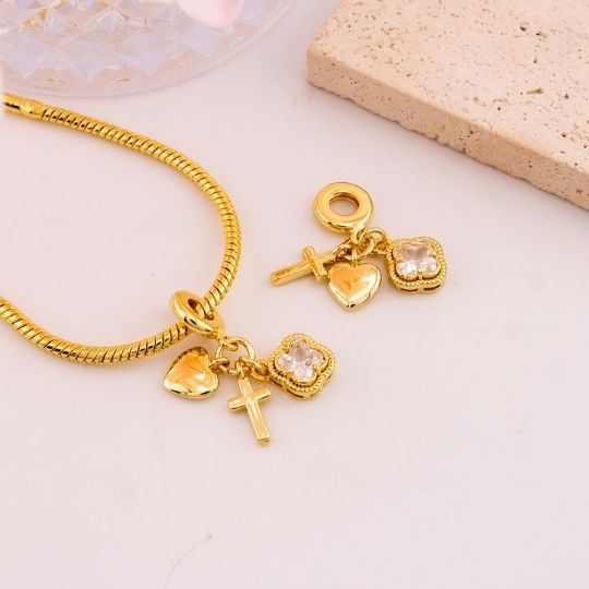Charm varios baño 18k