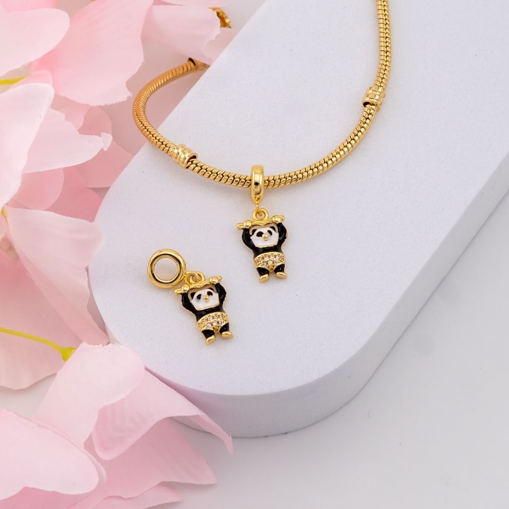 Charm PANDA baño 18k