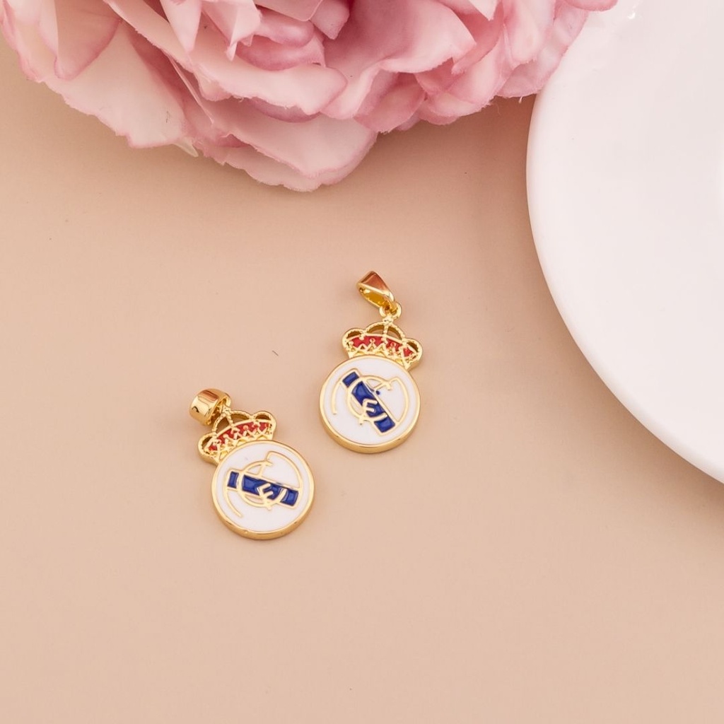 Dije de Real Madrid esmaltado baño 18k