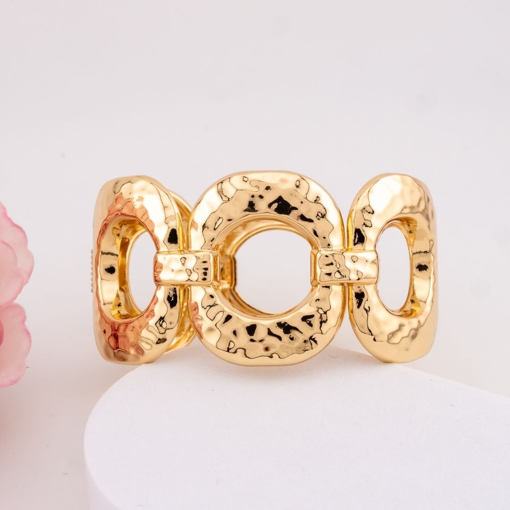 Brazalete chunky baño 18k