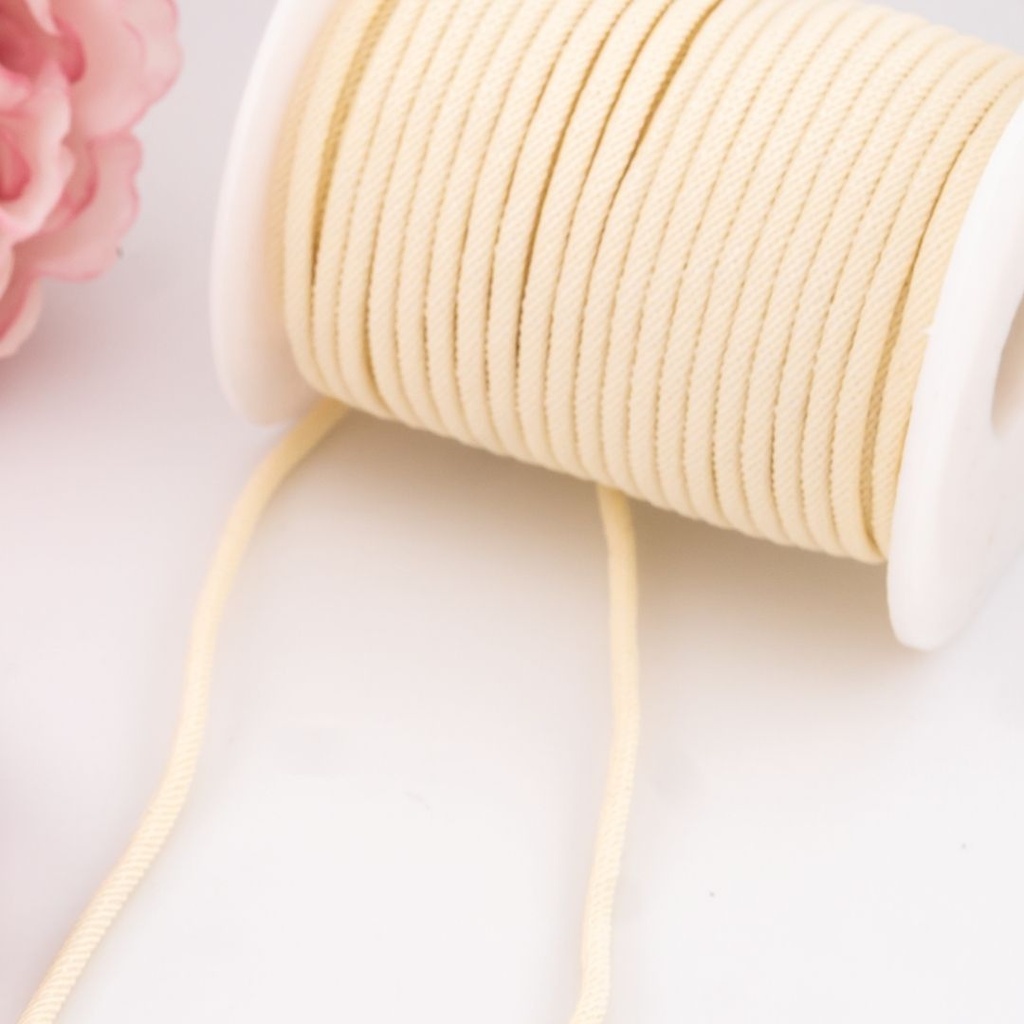 Hilo PARACORD por yarda 3mm color crema