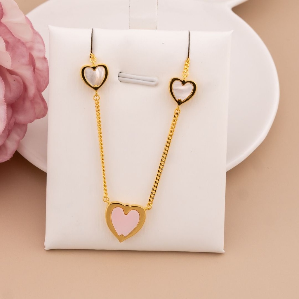 Cadena de corazones plata 925