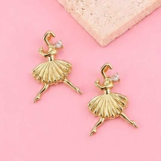 Dije bailarina de ballet en micropave