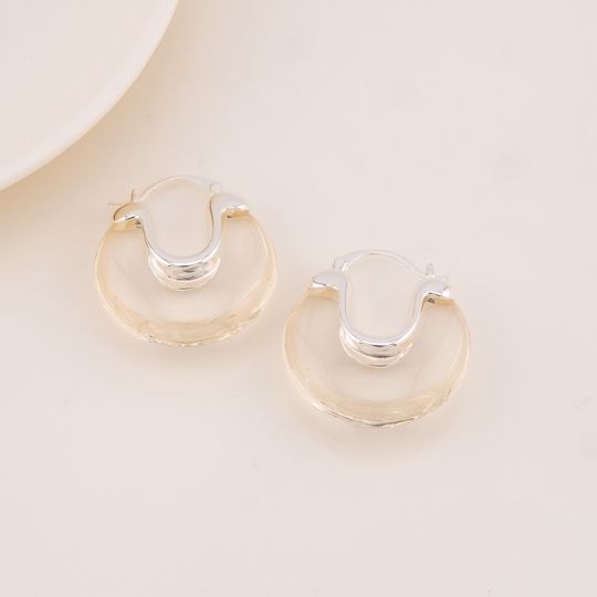 Argollas de resina baño 18k