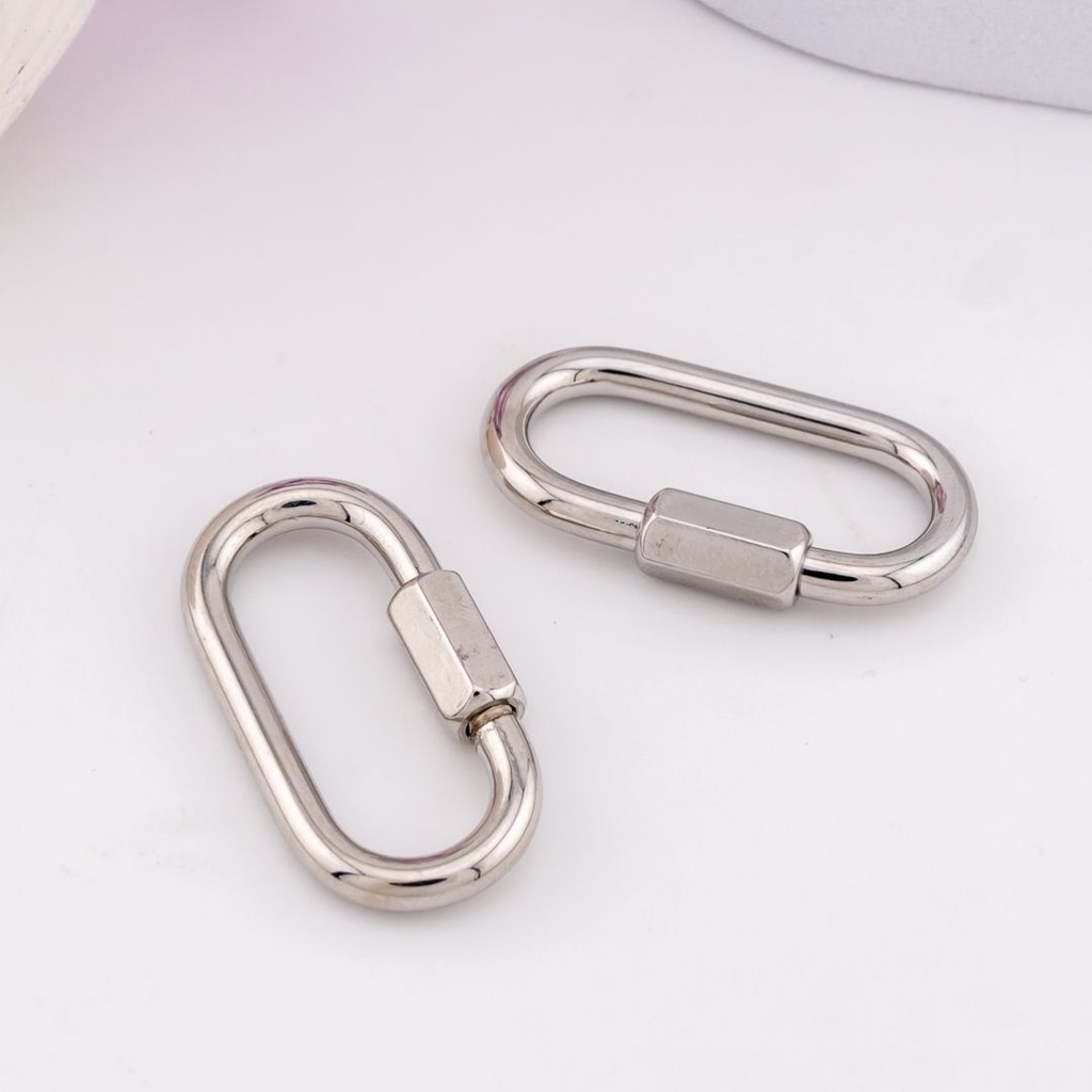 Broche baño 18k plat