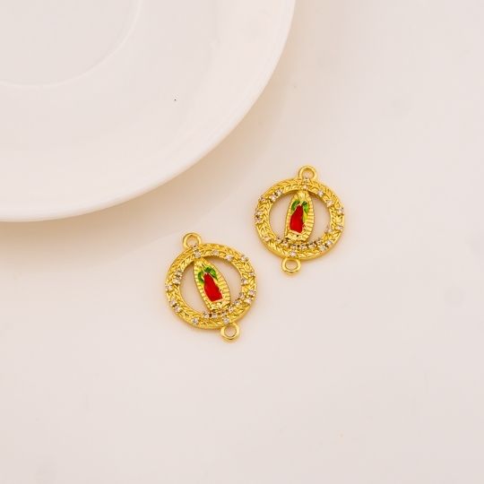 Enlace religioso Virgen de Guadalupe en micropave