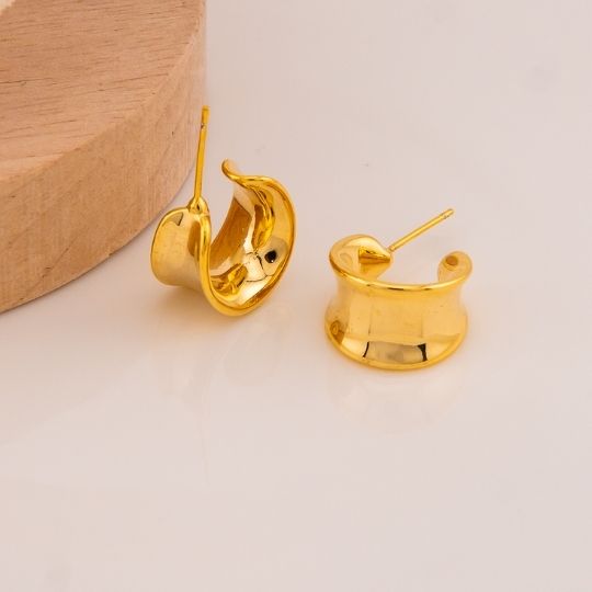 Argolla solidas baño 18k