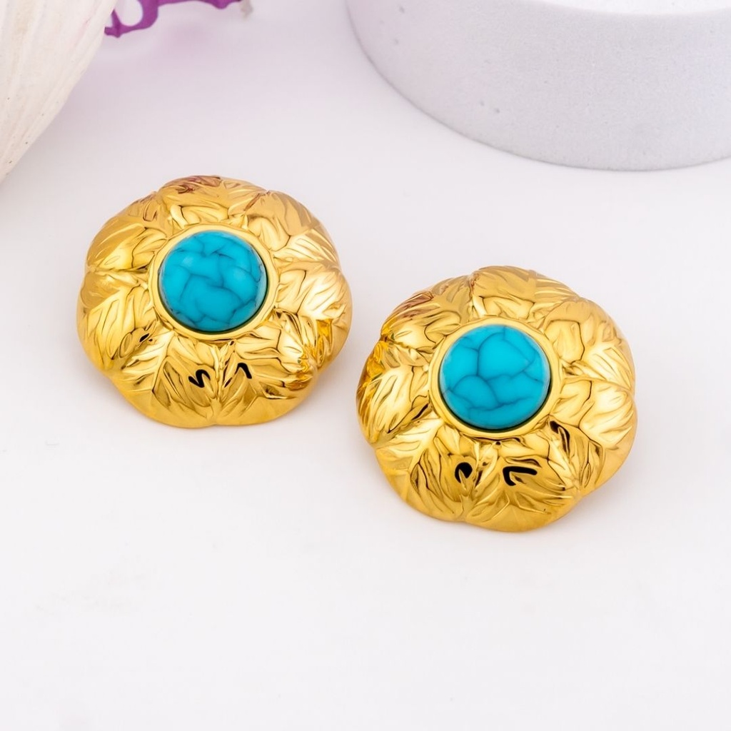 Aretes chunky acero inoxidable