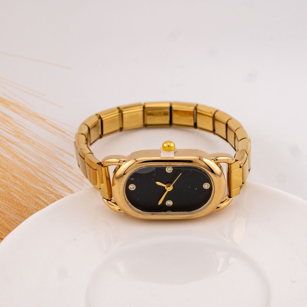 Reloj vintage estilo brazalete acero inoxidable