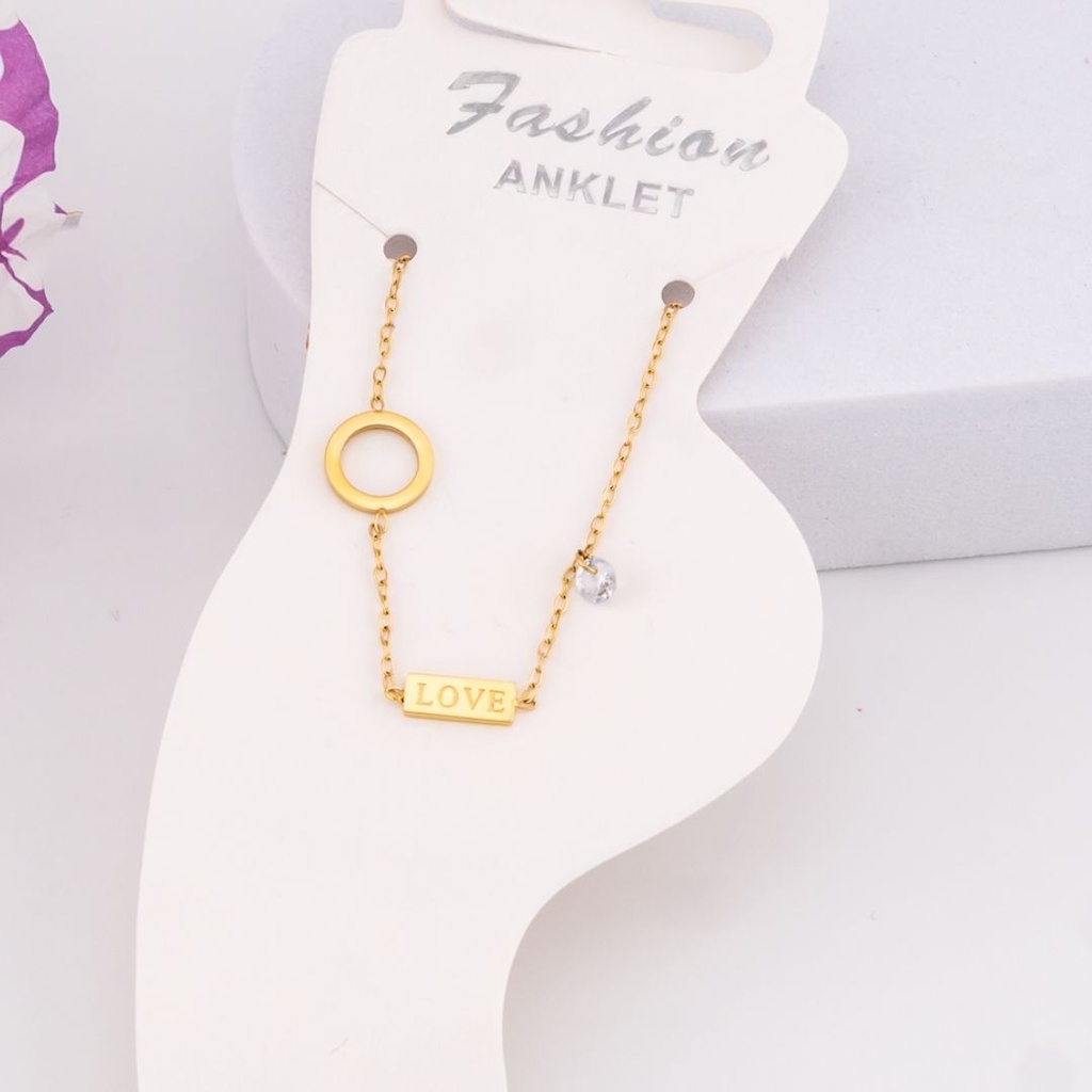 Tobillera acero inoxidable