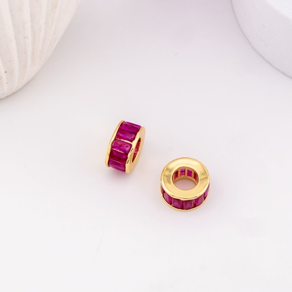 Separador con zirconias baño 18k