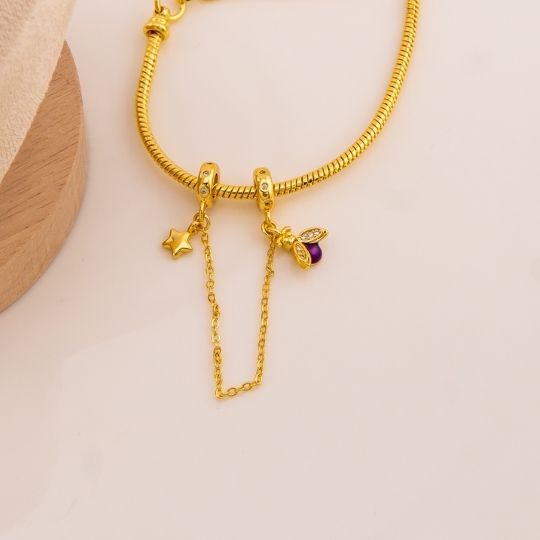 Charm colgante baño 18k