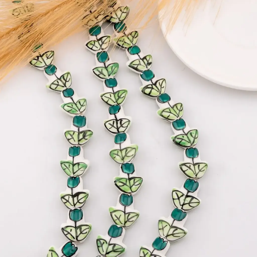 Ceramica de tulipan verde  