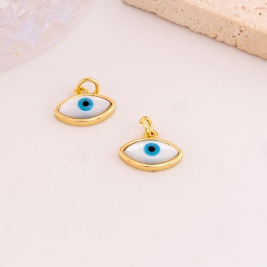 Dije de ojo turco baño 18k