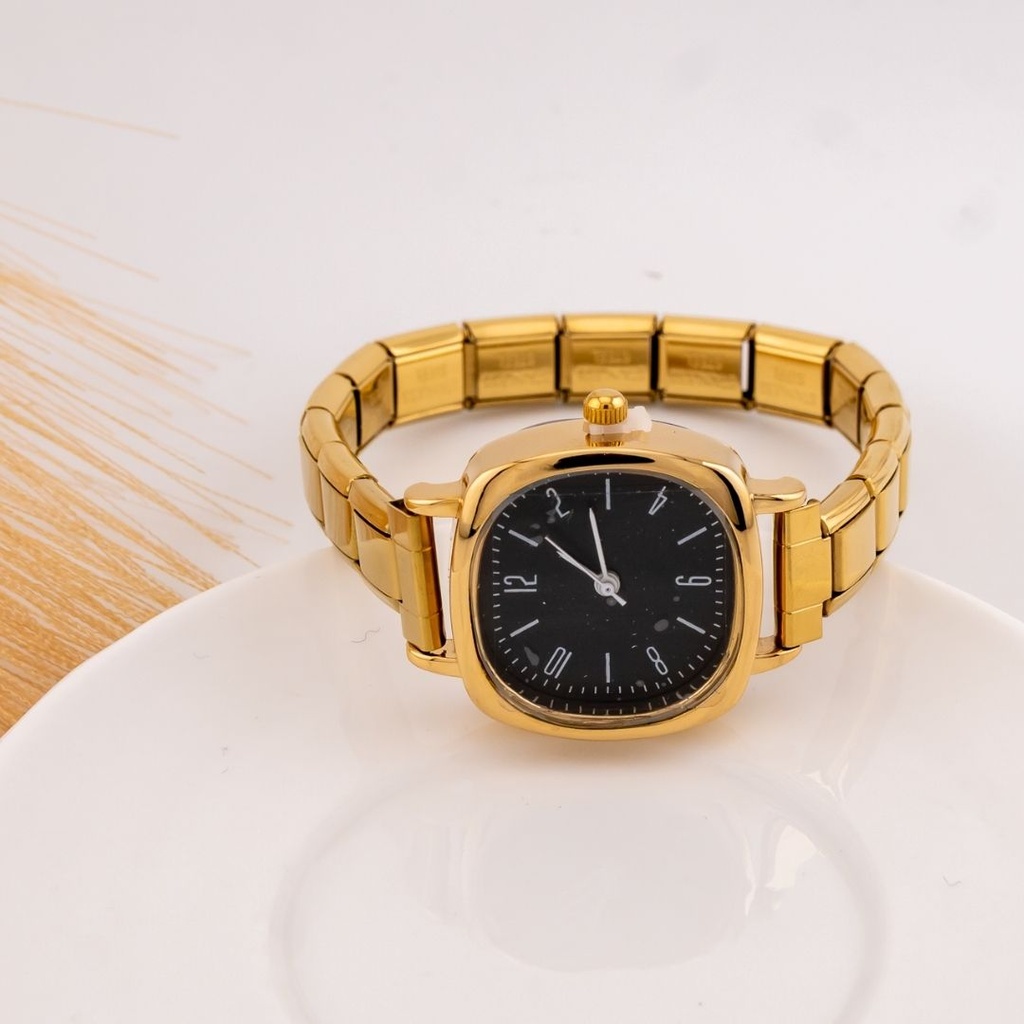 Reloj vintage estilo brazalete acero inoxidable