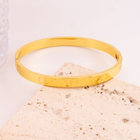 Brazalete de marca baño 18k