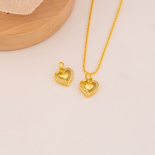 Dije de corazon en micropave