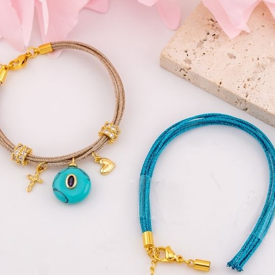 Pulsera armable baño 18k