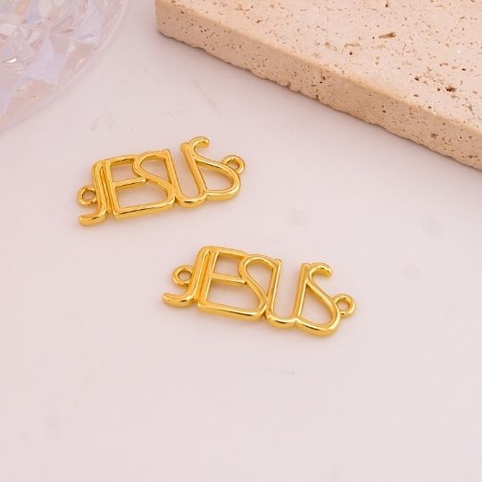 Enlace religioso JESUS baño 18k