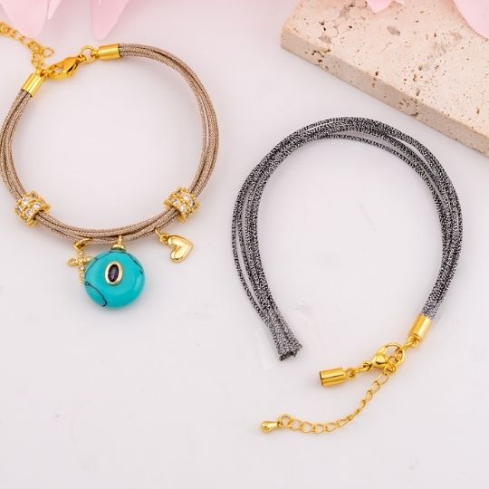 Pulsera armable baño 18k