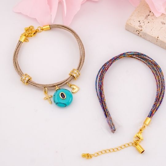 Pulsera armable baño 18k