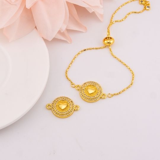 Enlace de corazon en micropave