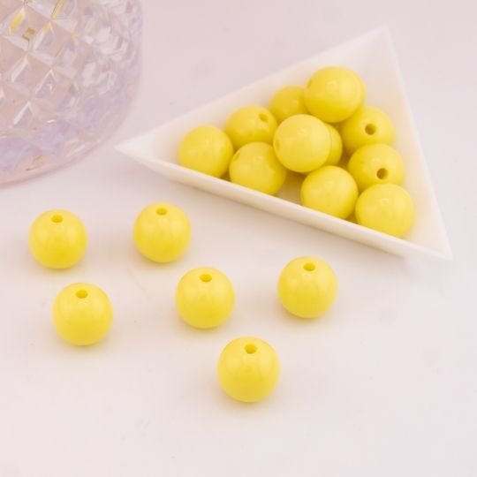 Separador bola de chicle 12mm Amarillo Neon