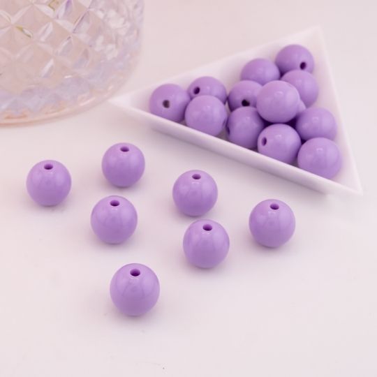 Separador bola de chicle 12mm Morado