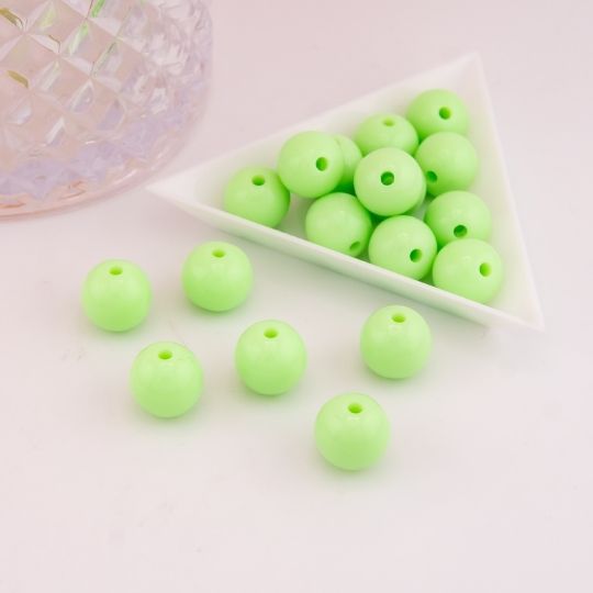Separador bola de chicle 12mm verde neon