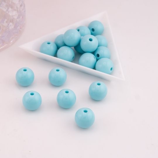 Separador bola de chicle 12mm Turquesa