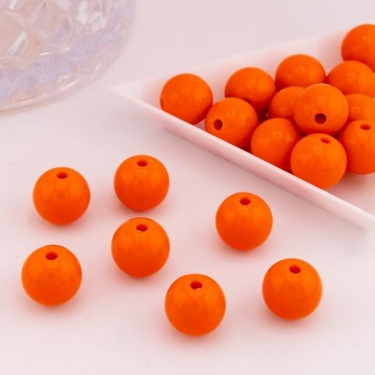 Separador bola de chicle 12mm Anaranjado