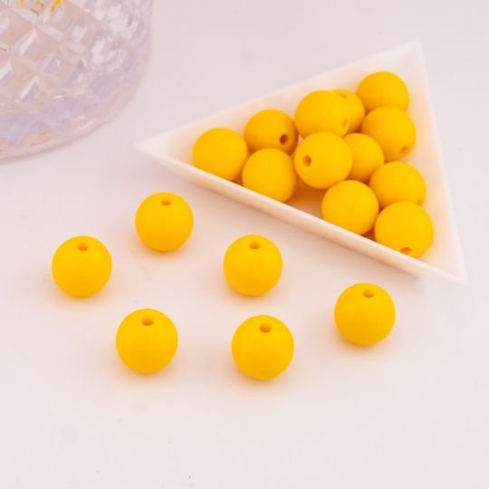 Separador bola de chicle 12mm Amarillo