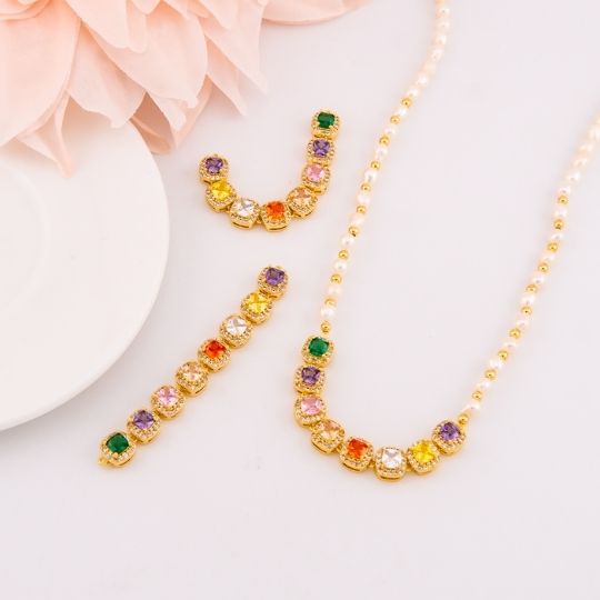 Enlace de colores en micropave