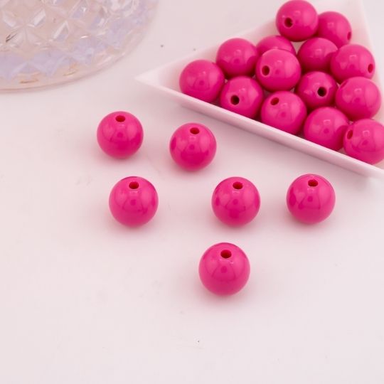 Separador bola de chicle 14mm Fucsia