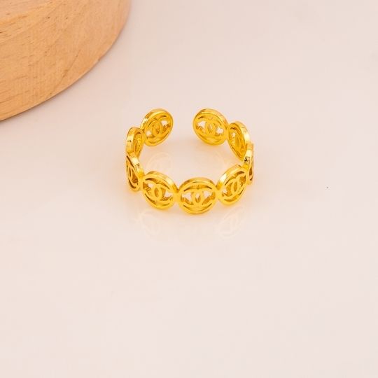Anillo de marca baño 18k