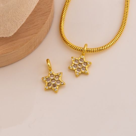 Charm de estrella en micropave