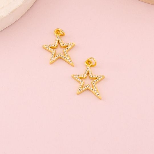 Dije de estrella micropave