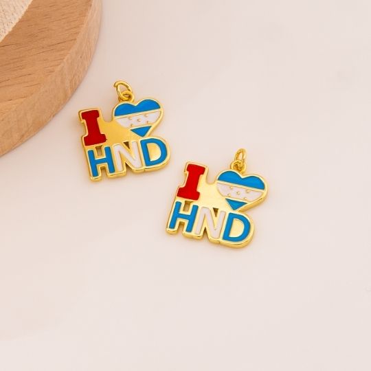 Dije Honduras baño 18k
