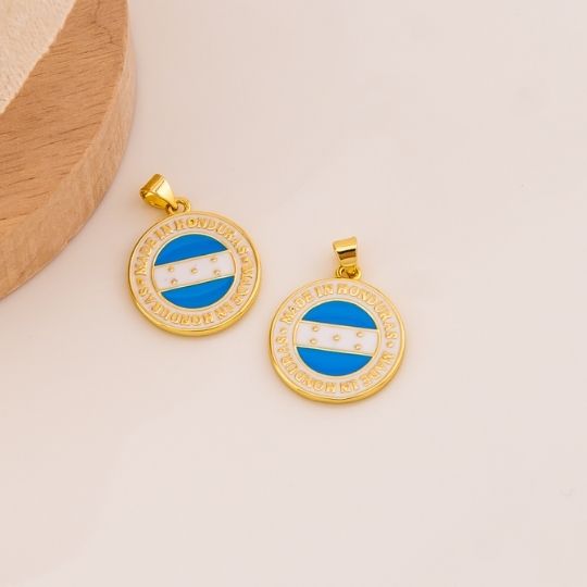 Dije Honduras baño 18k
