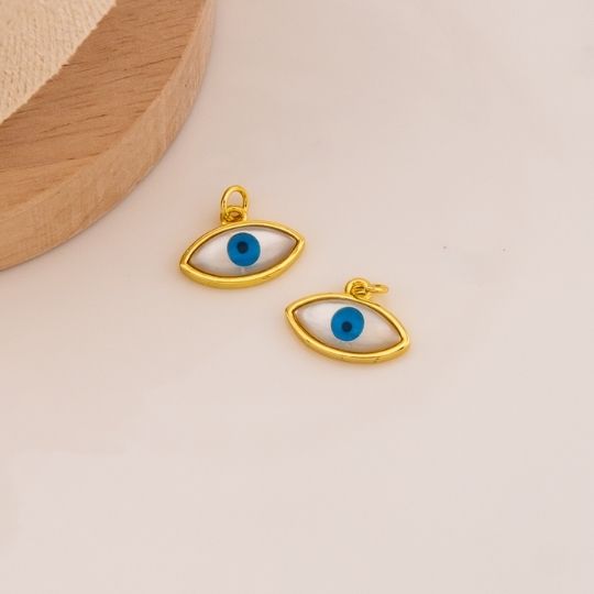 Dije de ojo turco baño 18k