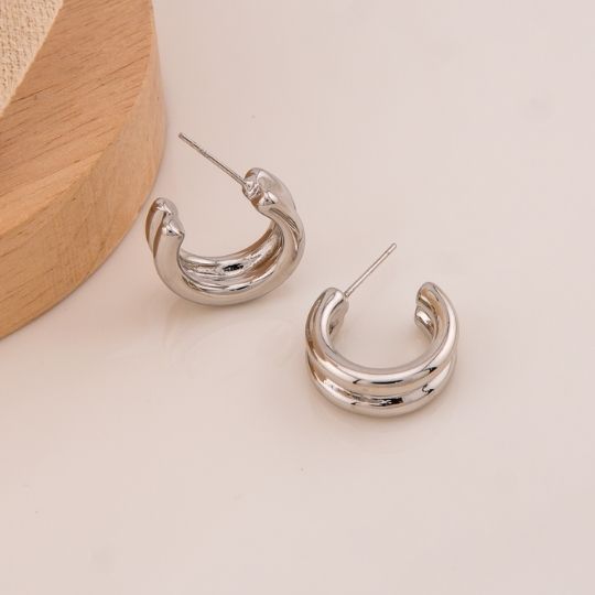 Argolla solidas baño 18k