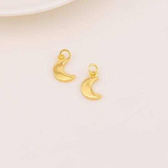 Dije lunita baño 18k