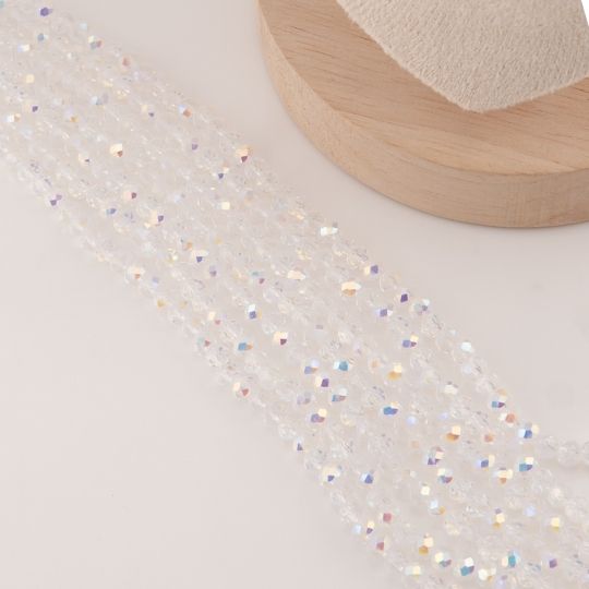 Cristal Rondelle tornazol AB 2mm
