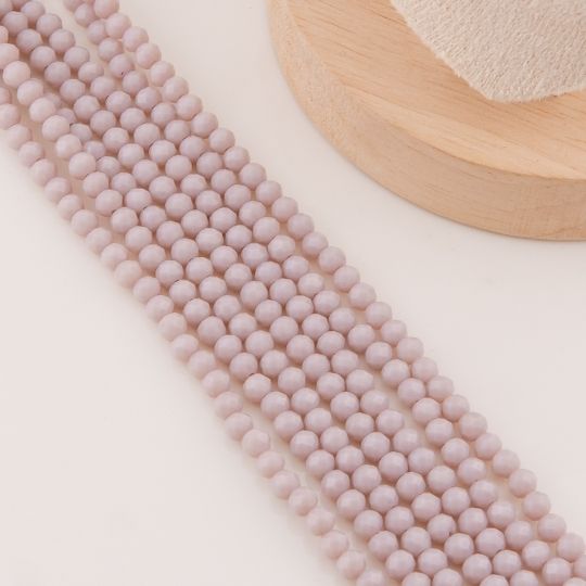 Cristal Rondelle nude 4mm