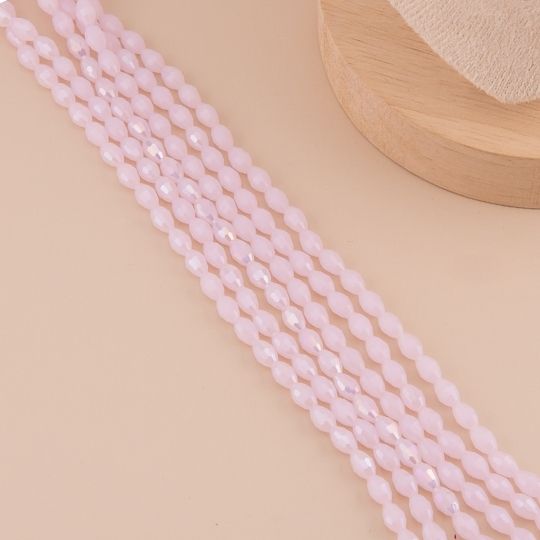 Cristal arroz Rosa pastel AB 4*6mm